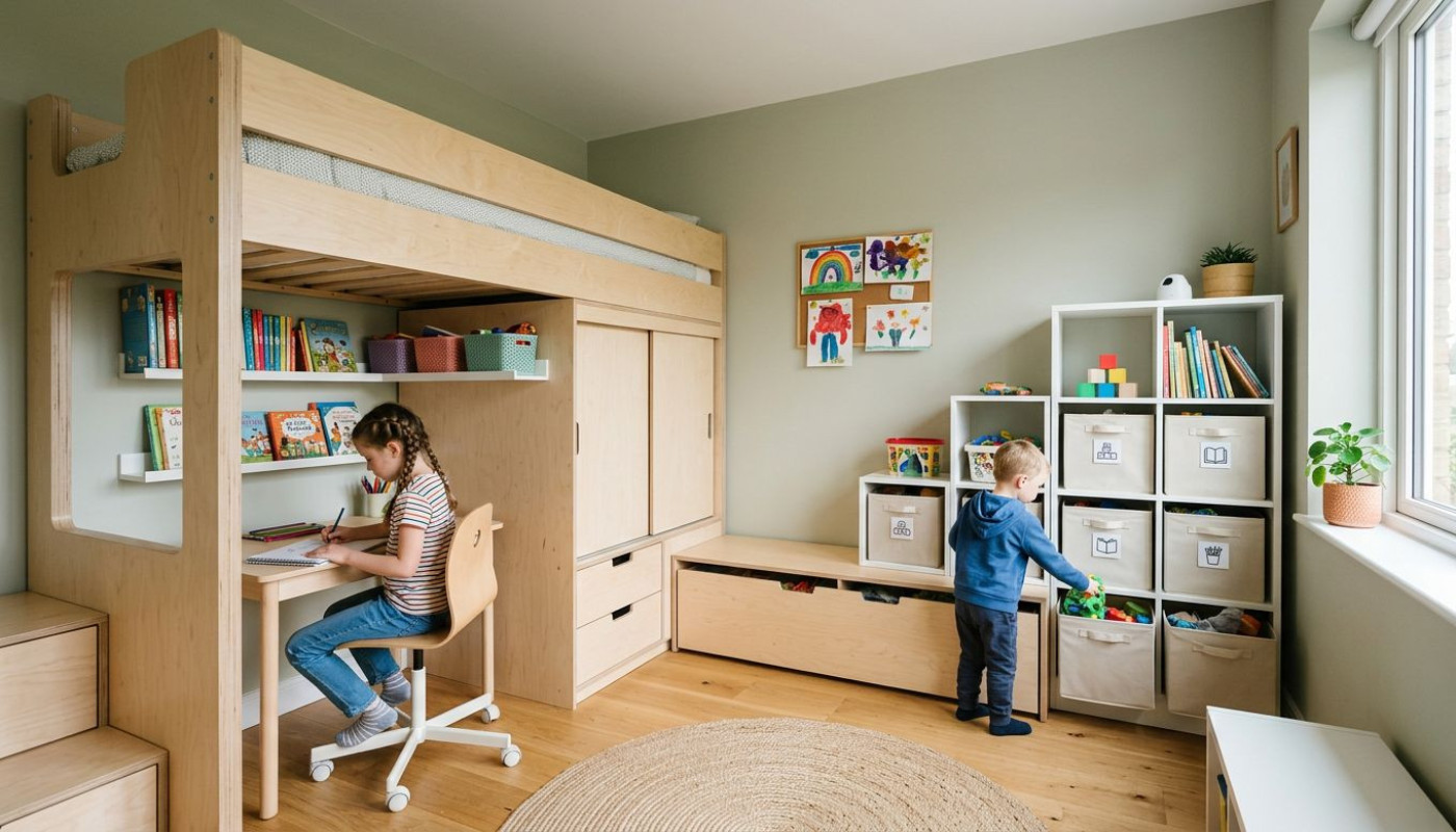 Comment optimiser l'espace dans une chambre d'enfants ?