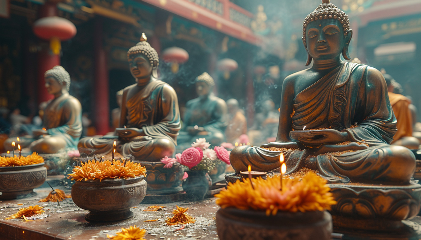 Exploration des pratiques et rituels autour des statues de Bouddha pour maximiser leur influence positive