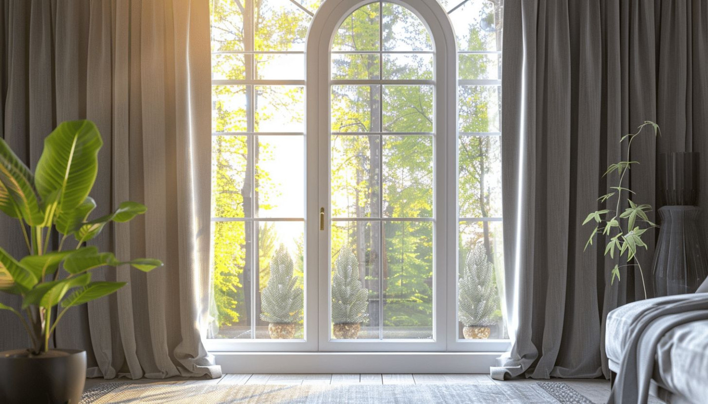 Guide pratique pour choisir et installer un rideau sur une fenêtre oscillo-battant en aluminium, ouvrant à la française, à l'anglaise ou arrondie