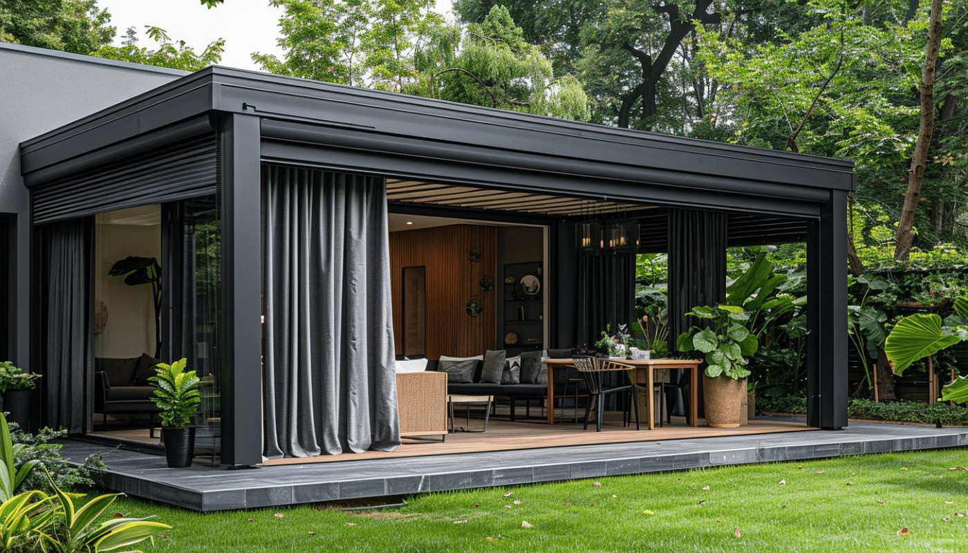 Isoler une véranda en aluminium : guide pratique pour installer une porte coulissante et sélectionner les rideaux adaptés