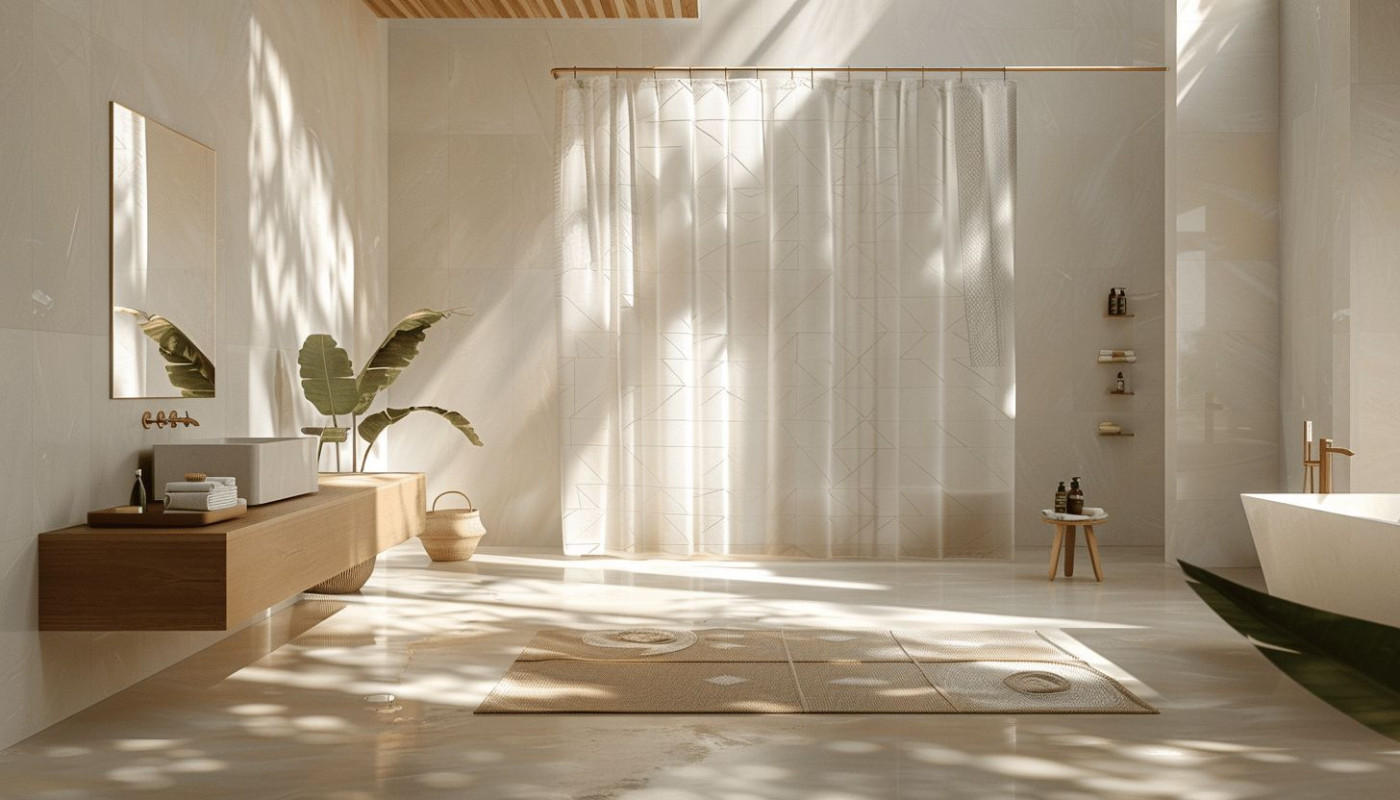 Les tendances actuelles en matière de design de rideaux de douche