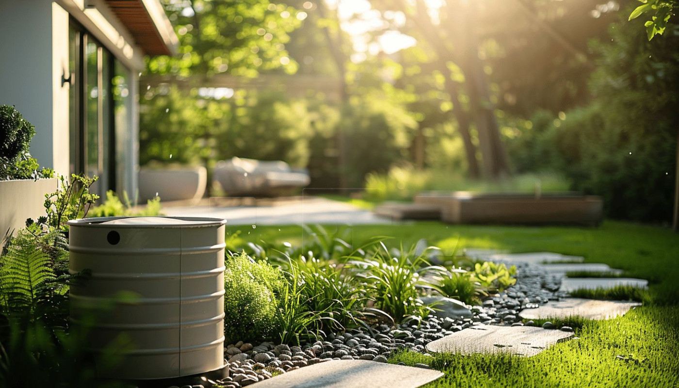 Récupération d'eau de pluie comment intégrer un système discret dans votre jardin